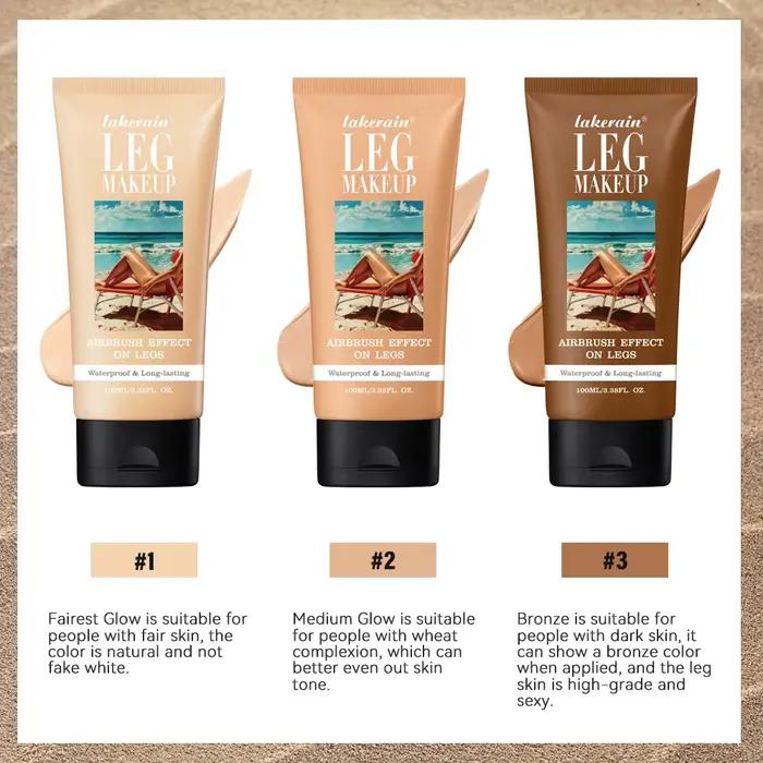 Leg Makeup Medium Easy Application Flawless Looking Legs Water Resistant Transfer Proof Lotion Leg Foundation Body Make Up