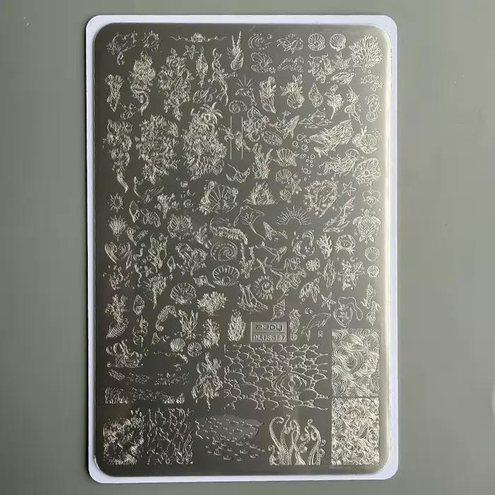 XMQ NAIL ART PLATES STAMPING PLATES D'IMAGE DE VENTES CAVÉES