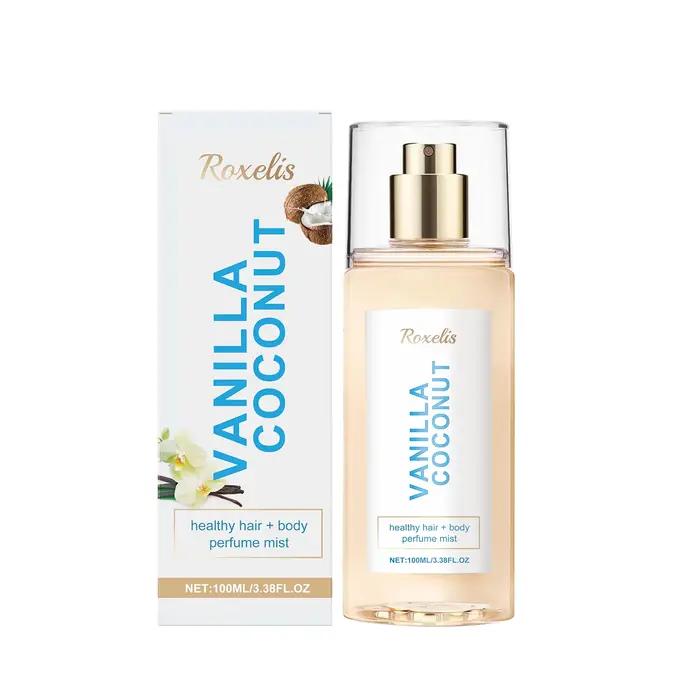 Spray parfumé pour le corps à la vanille et à la noix de coco