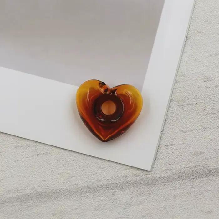 1X coeur diffuseur parfum rechargeable à la main huile essentielle aromathérapie bouteille pendentif
