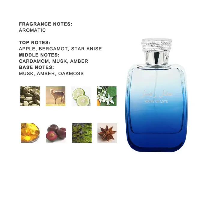 Marque arabe unisexe parfum durable musc flirt phéromone hommes Eau De Toilette citron frais agrumes