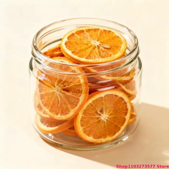 Tranches de citron naturelles préservables, 100g-200g, tranches d'orange, artisanat de fête à domicile, bougies à bricoler soi-même, fabrication de décorations en résine