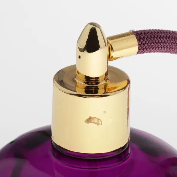 Bouteille de parfum vide en verre de 100ml, avec longue ampoule, atomiseur en Spray à pampilles, réutilisable, Style Vintage, Design à la mode, pour Salon de maison