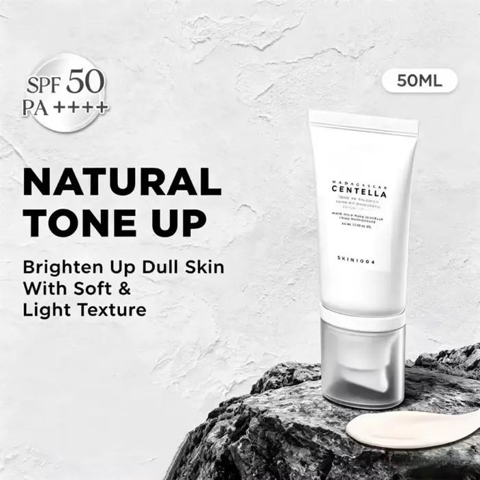 Crème solaire coréenne SKIN1004 Centella Air-Fit SPF50+ 50ml, apaisante, réparatrice, pour peaux sensibles, non grasse, légère, non grasse