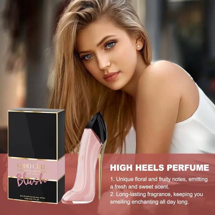 Parfum rose à talons hauts