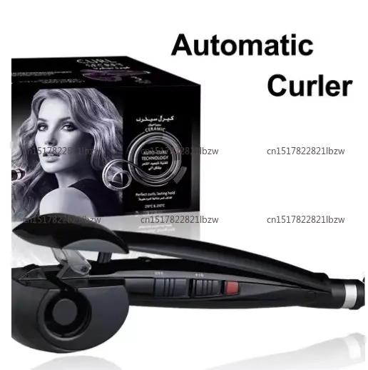Fer à boucler automatique en céramique à température réglable pour coiffure