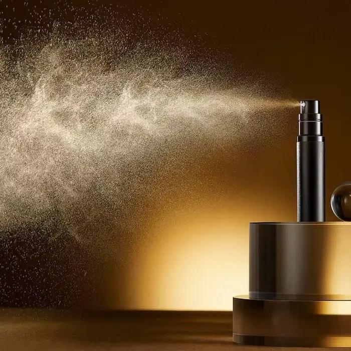 Flacon vaporisateur miniature de 5 ml, rechargeable, portable, pour parfum, cosmétiques, liquides de voyage (style de flacon intérieur aléatoire)