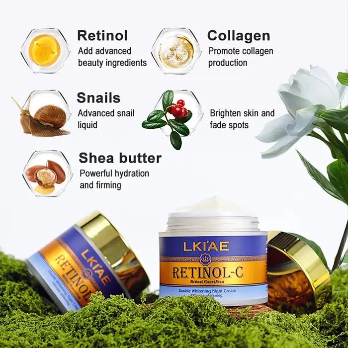 AILKE crème blanchissante pour le visage au rétinol jour et nuit