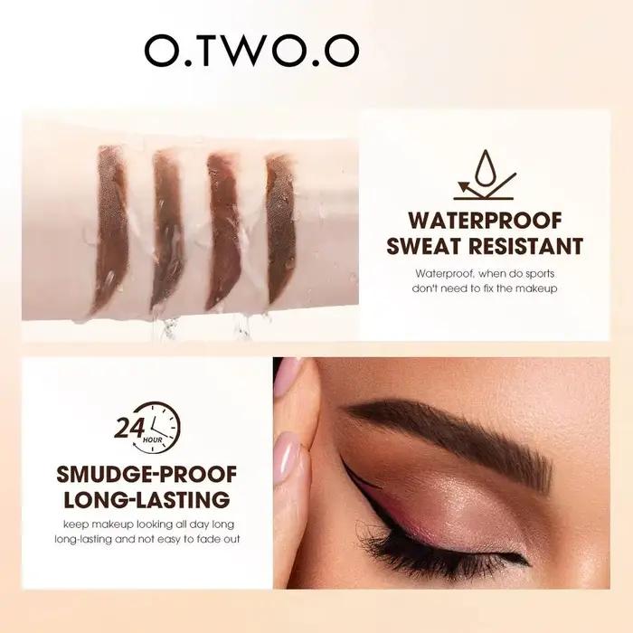 Pommade à sourcils naturelle, imperméable, Texture crémeuse, très teinte, Gel à sourcils, Double usage pour Eyeliner, maquillage de beauté, anti-taches