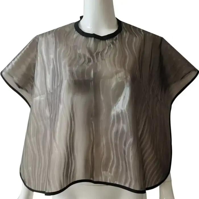 Cape de coupe de cheveux imperméable PVC pour coiffeurs et amateurs à domicile transformations capillaires sans soucis de taches