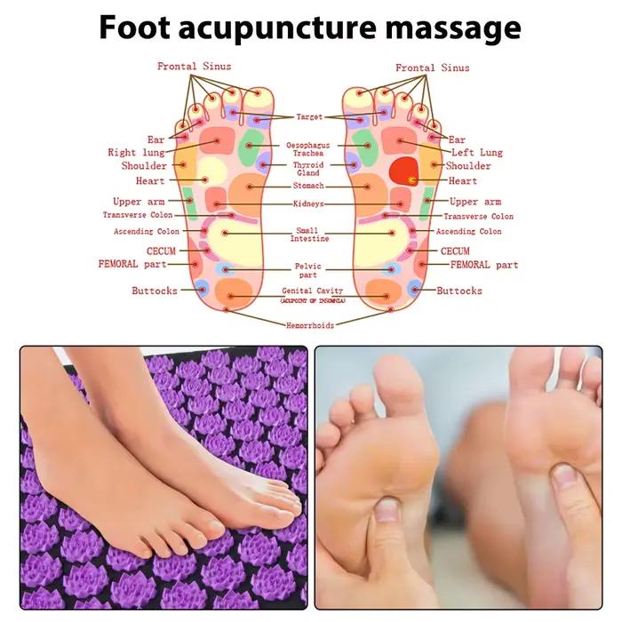 Pranamat Eco Lotus Spike Mat - Coussin de massage d'acupuncture Applicateur de Kuznetsov Sensi Yoga Outil