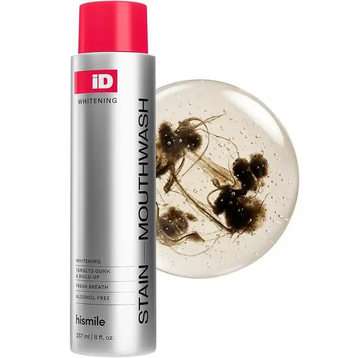Bain de bouche sans alcool 234 ml à l'huile naturelle de menthe poivrée – Rafraîchit l'haleine longue durée pour gencives sensibles