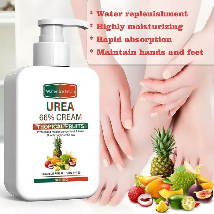 Crème Réparatrice Mains-Pieds à l'Urée - Aux Fruits Tropicaux - Hydratation Profonde - Pour une Peau Douce et Élastique
