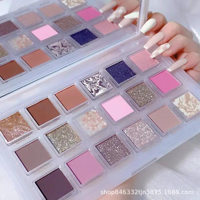 Palette de fards à paupières 18 couleurs