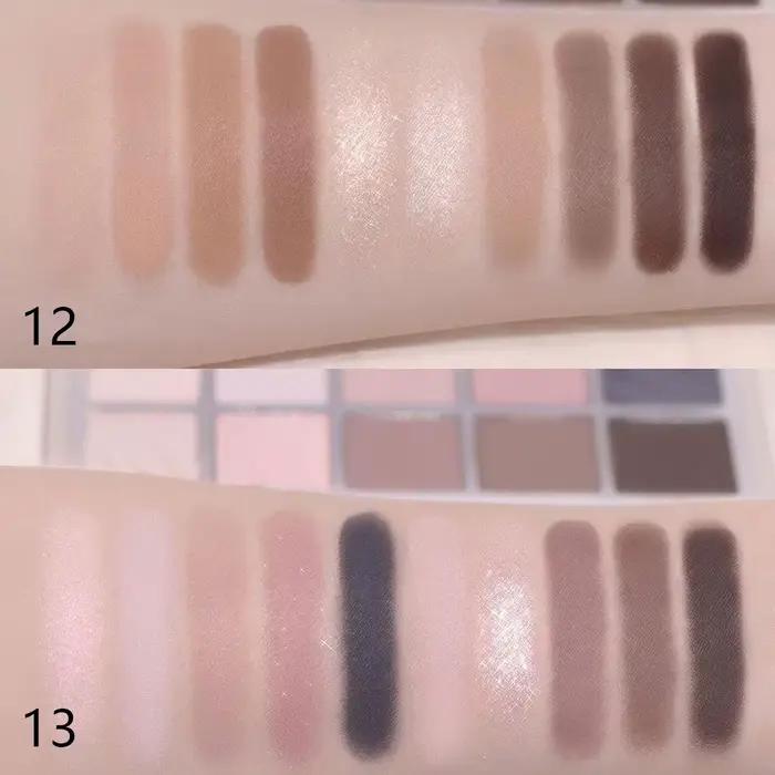 rom&nd BETTER THAN PALETTE, texture de poudre fine, pigmentation longue durée, maquillage de luxe, c