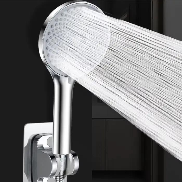 Pommeau de douche à main, réglage Boost à 3 vitesses, grand Volume d'eau, salle de bain à domicile, ensemble de douche universel