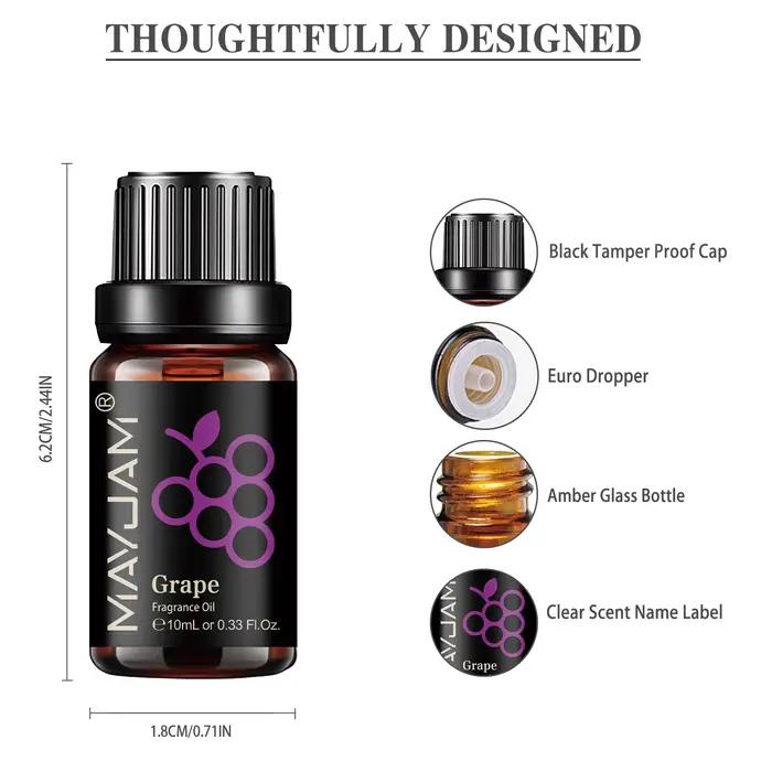 MAYJAM 10ml 100ml huile de parfum de fruits raisin fraise pastèque cerise noix de coco mangue pomme Lime banane goyave