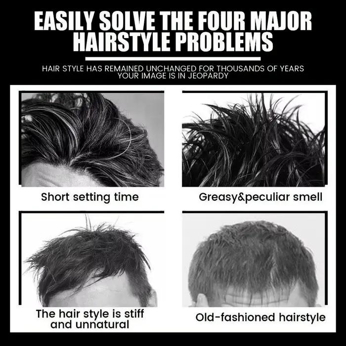 BASDE sel de mer coiffure Spray cire à cheveux pour hommes