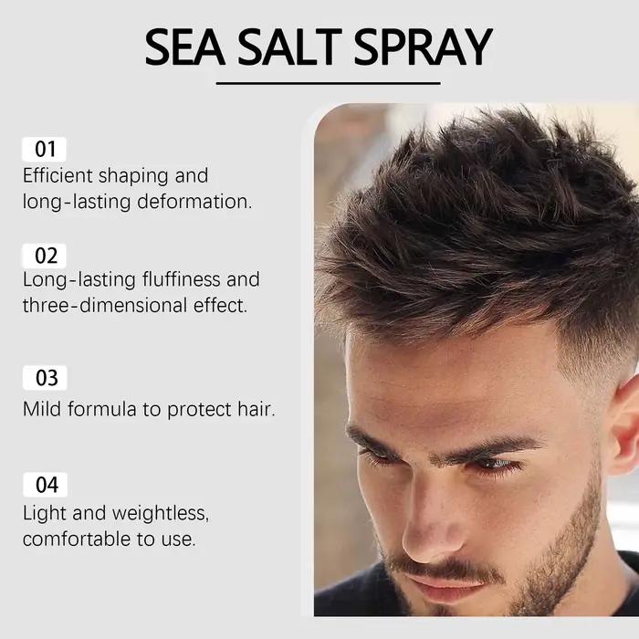 Spray coiffant au sel de mer