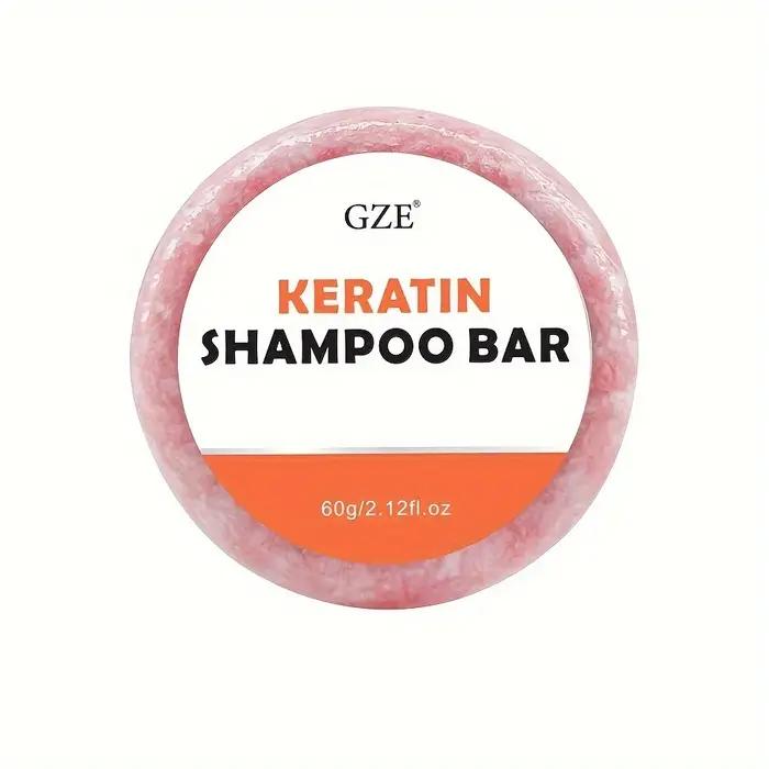 Savon en barre de shampoing à la kératine – Épaississement en salon pour cheveux secs