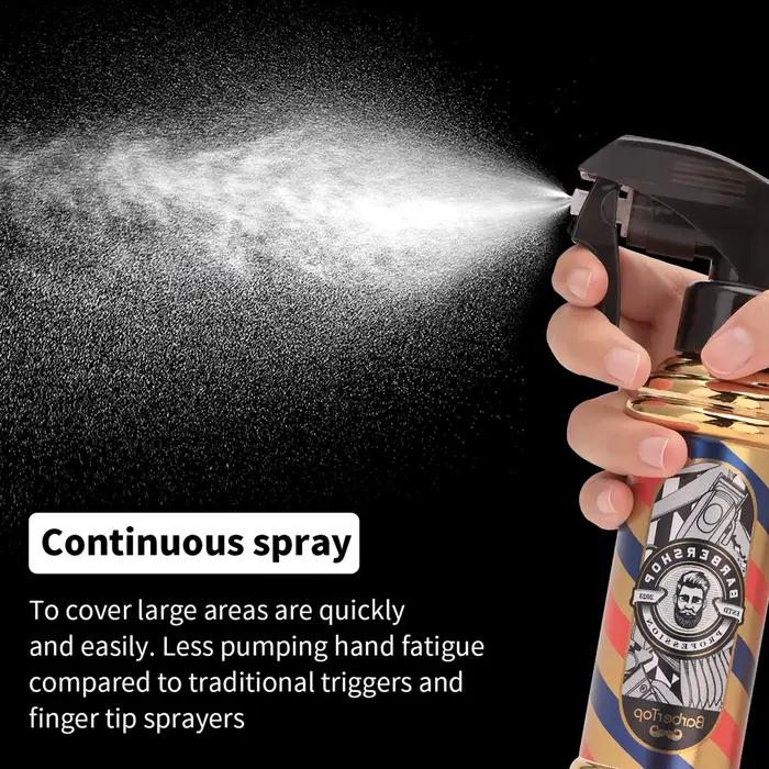 Rétro Vaporisateur De Coiffure Bouteilles Rechargeables Brume Continue Arrosage Peut Salon Portable Barber Pulvérisateur D'eau