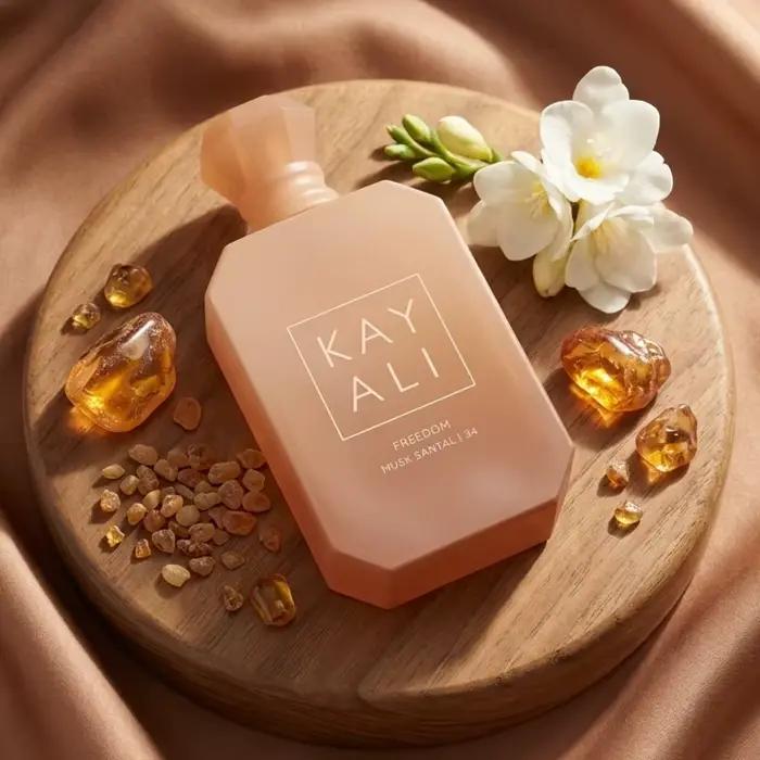100ml Freedom Musk Santal | 34 Parfums Bergamote Vanille Ambre Eau de Parfum Longue Durée Unisexe Chaud Sensuel Élégant