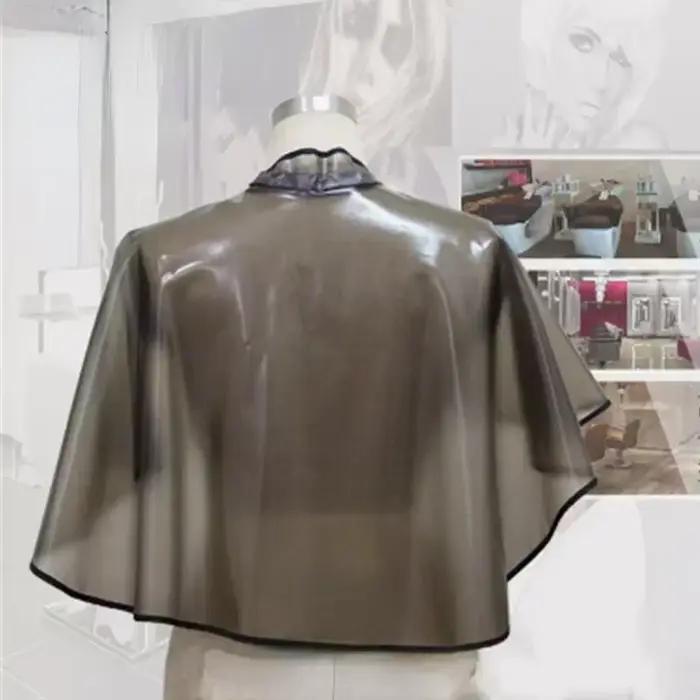 Cape de coupe de cheveux imperméable PVC pour coiffeurs et amateurs à domicile transformations capillaires sans soucis de taches