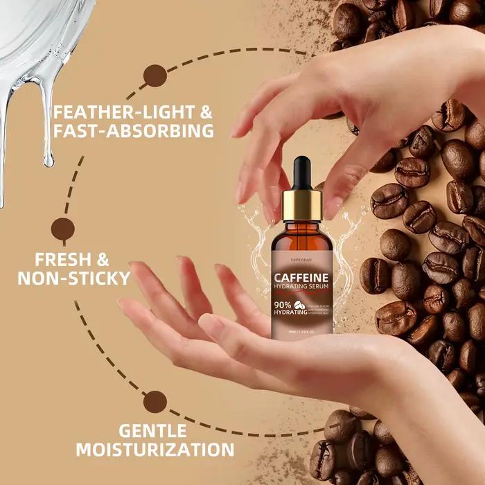 2pcs veérenae CAFFEINE HYDRATING SERUM