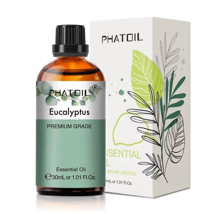 PHATOIL 30ml huile essentielle d'aromathérapie lavande Eucalyptus vanille huiles aromatiques Orange douce pour diffuseur fabrication de bougies savon à faire soi-même