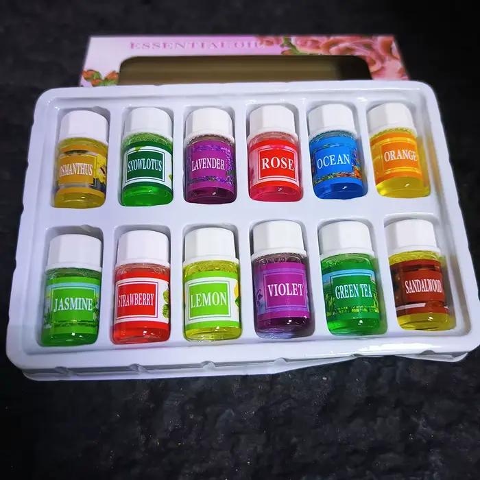 6/12 Boîtes de 3 ml d'huiles essentielles naturelles hydrosolubles aromatiques pures à base de plantes