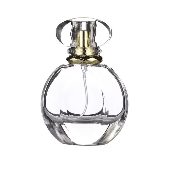 Flacons de parfum vides portables, vaporisateur en verre, presse de voyage, 50ml