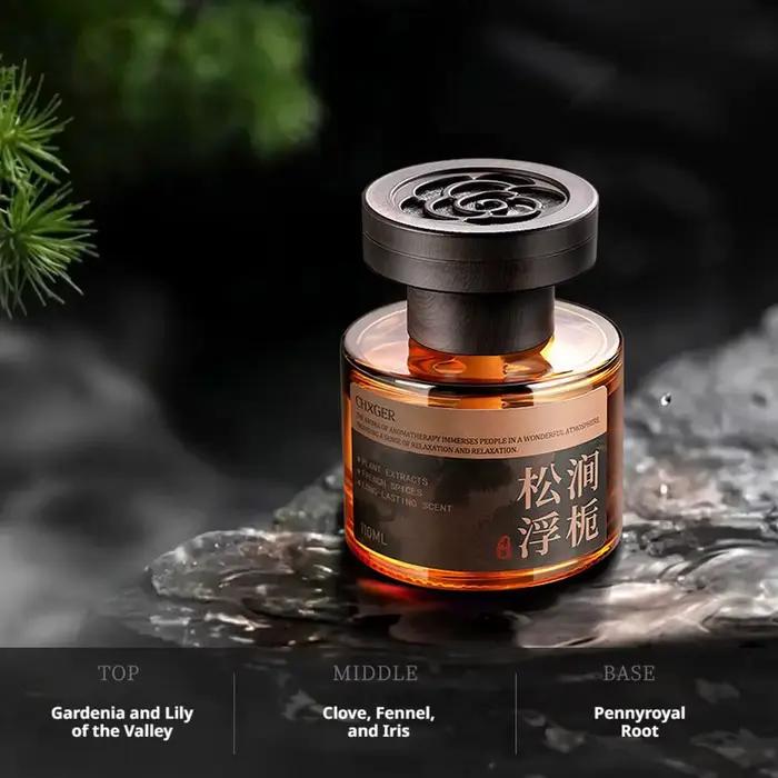 Diffuseur d'huiles essentielles pour voiture en bois de haute qualité, parfum longue durée, décoration vintage haut de gamme