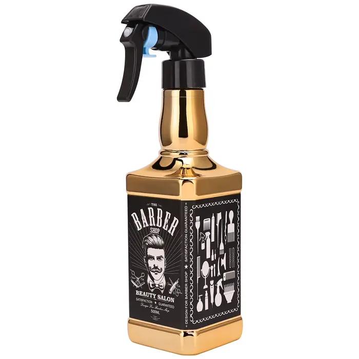 Coiffure Spray Bouteille Salon De Coiffure Cheveux Outils Pulvérisateur D'eau Rétro Whisky Tête D'hu
