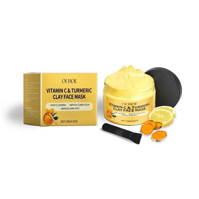 Masque facial exfoliant à la vitamine C