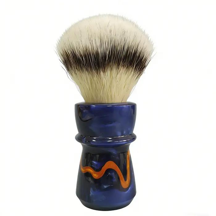 Pinceau à raser Dscosmetic EmberTwist CN6 en poils synthétiques et manche en résine pour homme