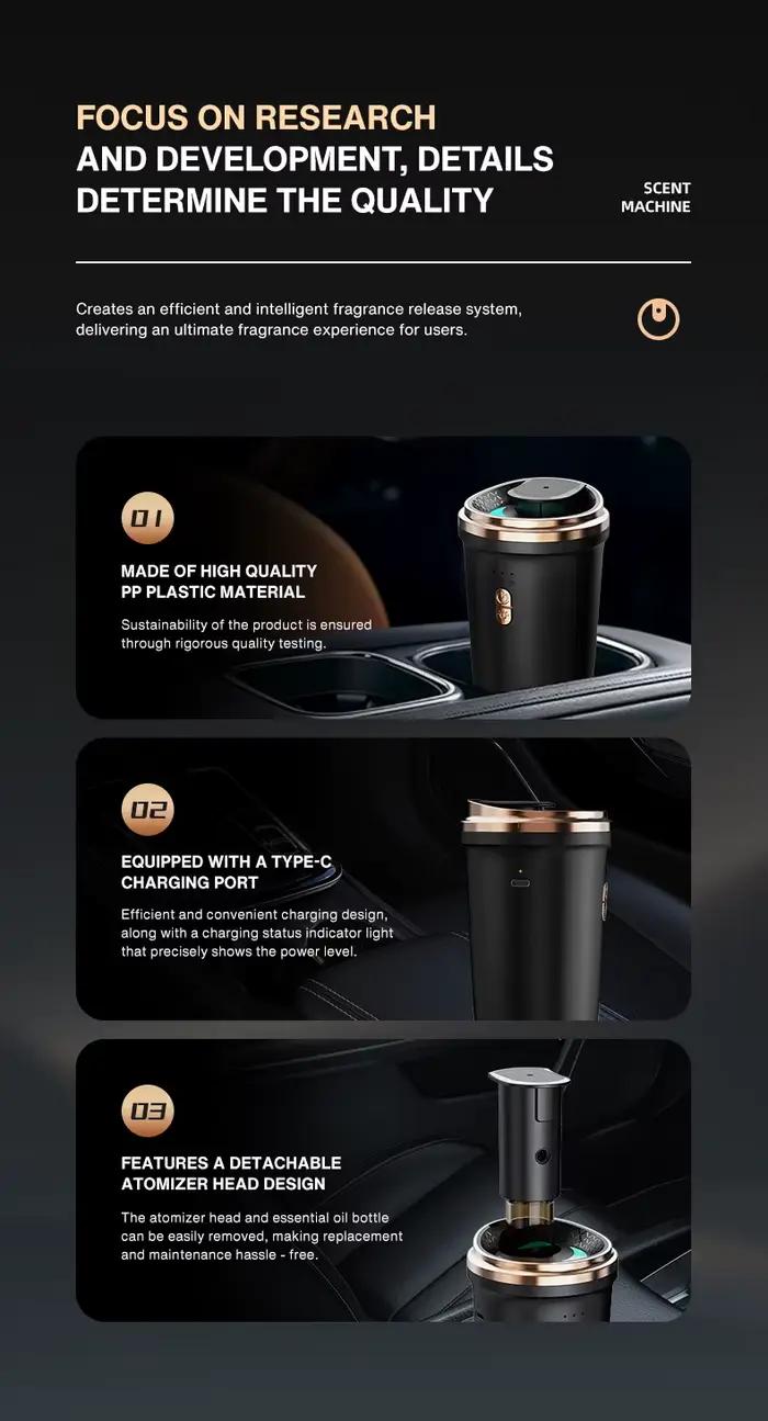 Parfum intelligent voiture désodorisant maison diffuseur d'arôme 50m3 nouveau 2026 diffuseur d'huile essentielle Auto arôme parfum Machine Namste