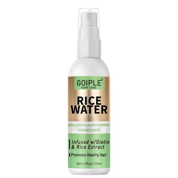 Spray de soin capillaire à l'eau de riz, revitalisant hydratant et nourrissant sans rinçage pour fem