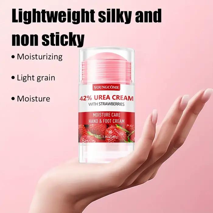 Crème contre l'urée, fraise