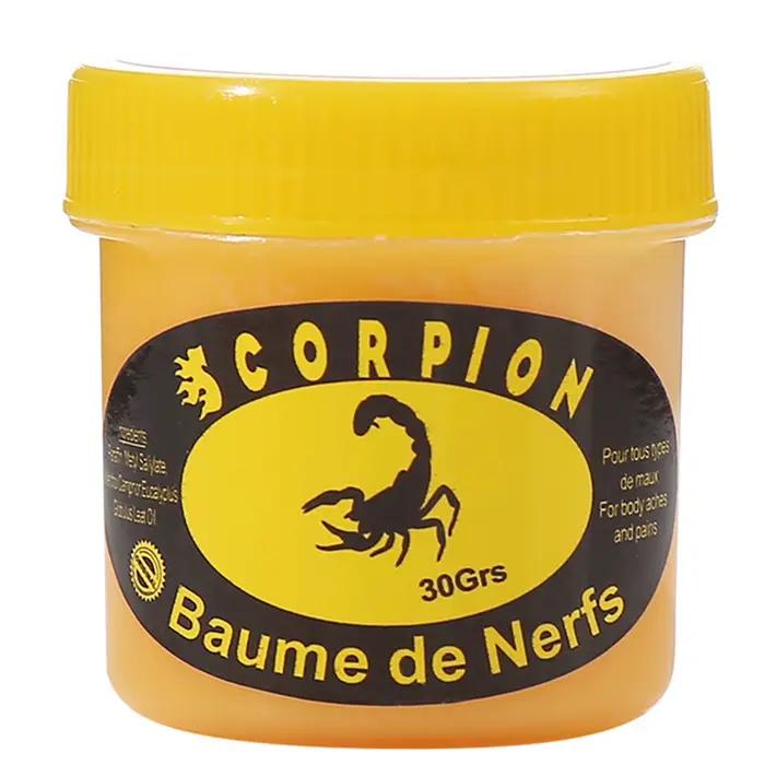 1 Sachet de parfum Scorpion, baume réducteur de douleur au venin de scorpion, essences rafraîchissan