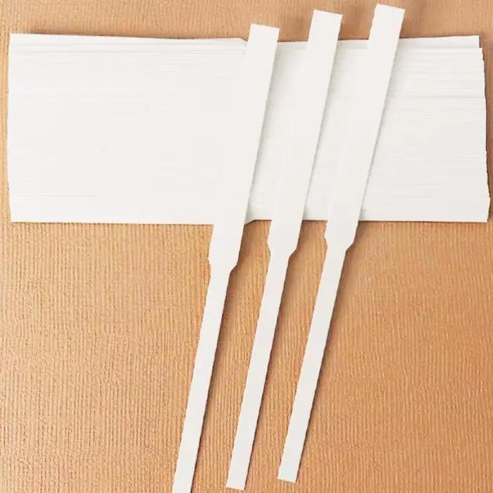 100 feuilles de bandes de test de parfum absorbantes de qualité supérieure avec papier épais et durable