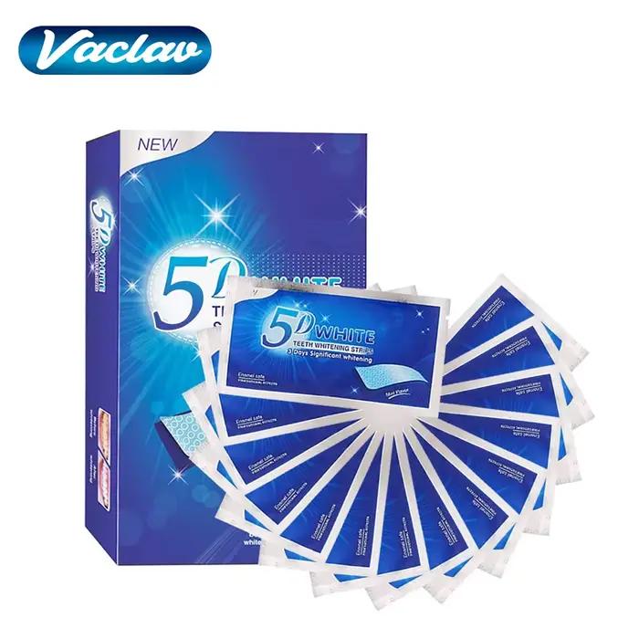 Bandelettes blanchissantes 5D pour les dents