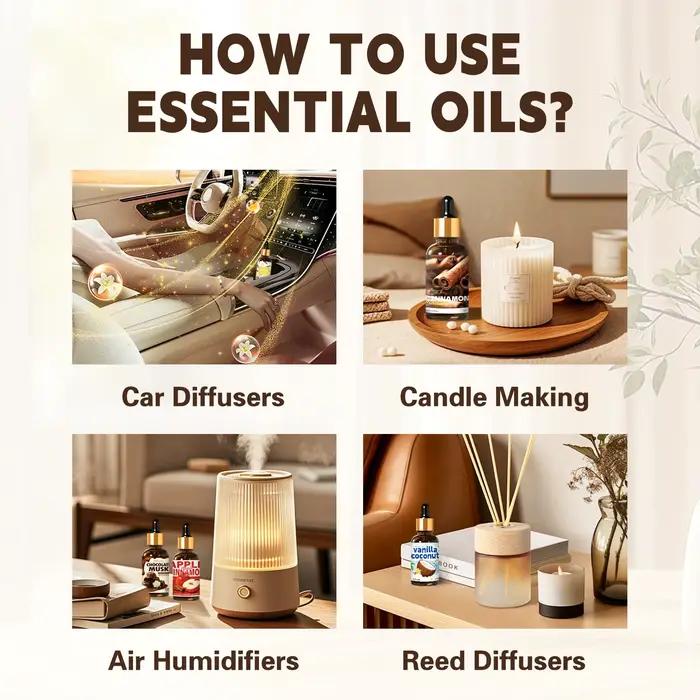 36 types d'huiles essentielles de 30 ml, parfum longue durée pour l'aromathérapie, relaxation, cadeaux de vacances pour les amis